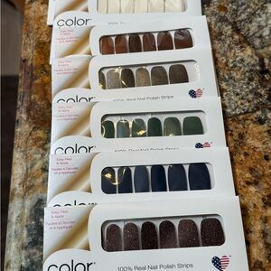 Color Street Assorted Color® Nail Polish Strips - Mixed Shades-7 packs